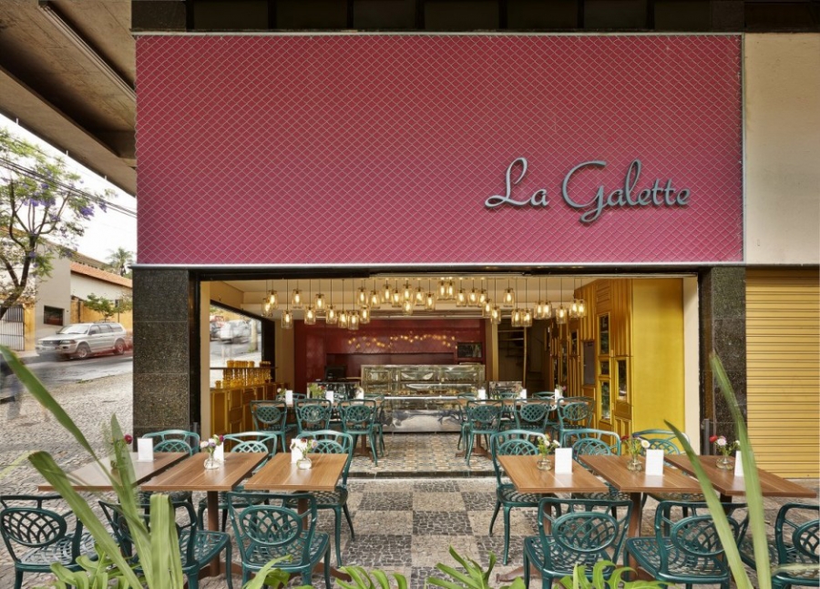 巴西La Galette糕點店的空間設計